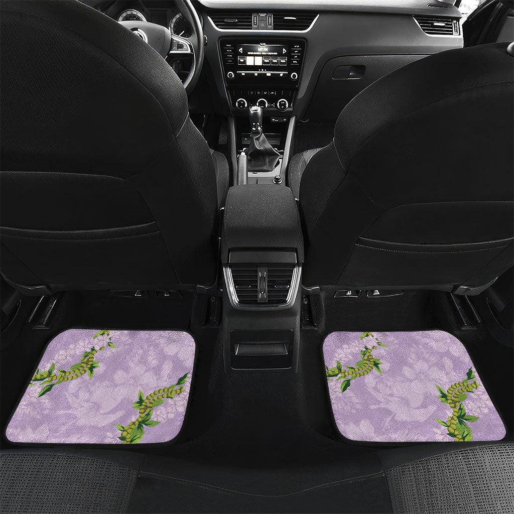 Hawaii Kauai Island Flowers Lei Car Mats Mokihana Lei