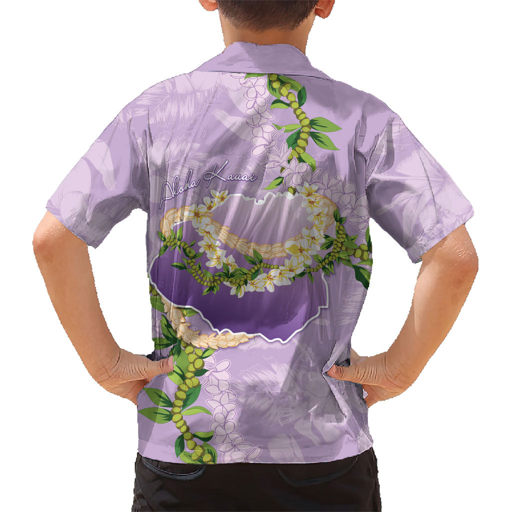 Hawaii Kauai Island Flowers Lei Hawaiian Shirt Mokihana Lei