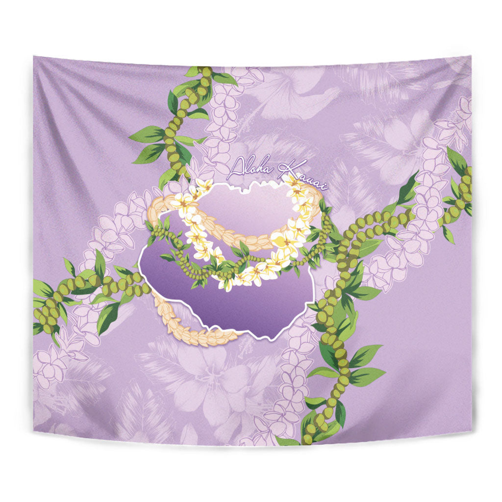 Hawaii Kauai Island Flowers Lei Tapestry Mokihana Lei