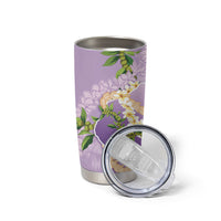 Hawaii Kauai Island Flowers Lei Tumbler Cup Mokihana Lei