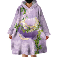 Hawaii Kauai Island Flowers Lei Wearable Blanket Hoodie Mokihana Lei LT7 - Polynesian Pride