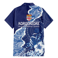 Fiji Lelean Memorial School Personalised Family Matching Mermaid Dress and Hawaiian Shirt Korodredre Davuilevu Masi Mix Style LT7 - Polynesian Pride
