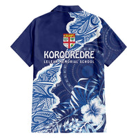 Fiji Lelean Memorial School Personalised Family Matching Summer Maxi Dress and Hawaiian Shirt Korodredre Davuilevu Masi Mix Style LT7 - Polynesian Pride