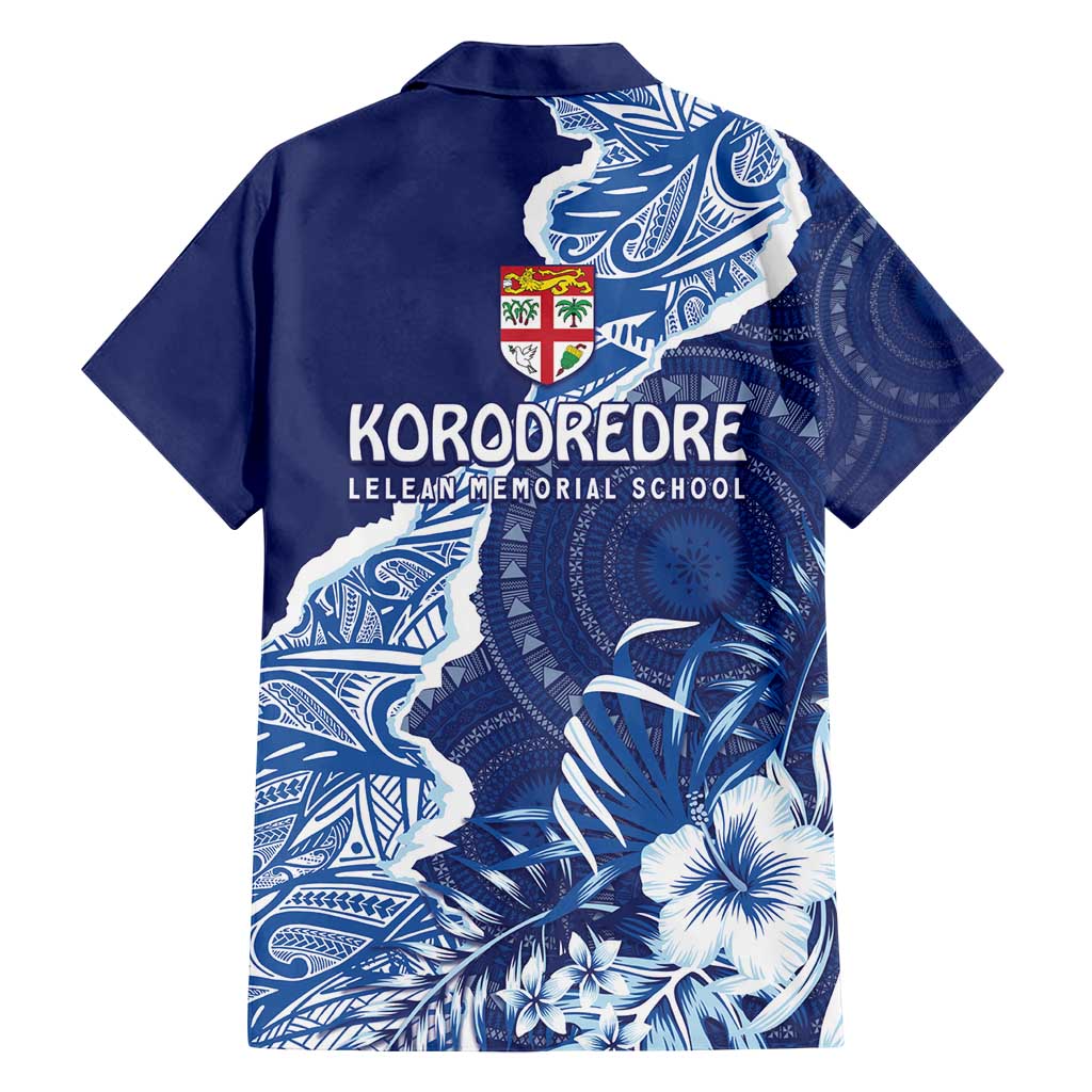 Fiji Lelean Memorial School Personalised Family Matching Tank Maxi Dress and Hawaiian Shirt Korodredre Davuilevu Masi Mix Style LT7 - Polynesian Pride