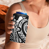 Kia Orana Cook Islands 4 in 1 Can Cooler Tumbler Kerekere Plumeria Tropical Waves LT7 - Polynesian Pride