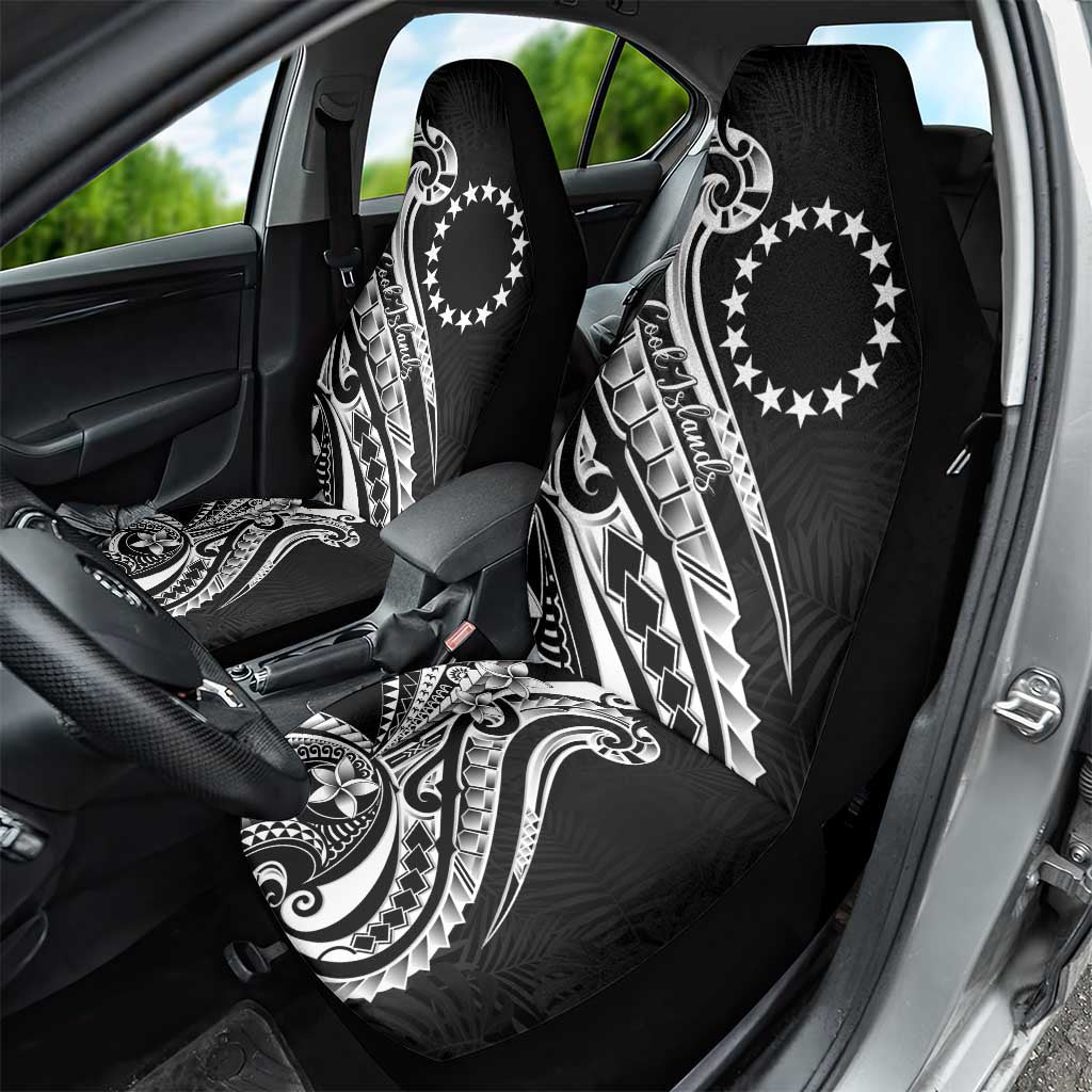 Kia Orana Cook Islands Car Seat Cover Kerekere Plumeria Tropical Waves LT7 - Polynesian Pride