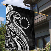 Kia Orana Cook Islands Garden Flag Kerekere Plumeria Tropical Waves LT7 - Polynesian Pride