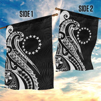 Kia Orana Cook Islands Garden Flag Kerekere Plumeria Tropical Waves LT7 - Polynesian Pride