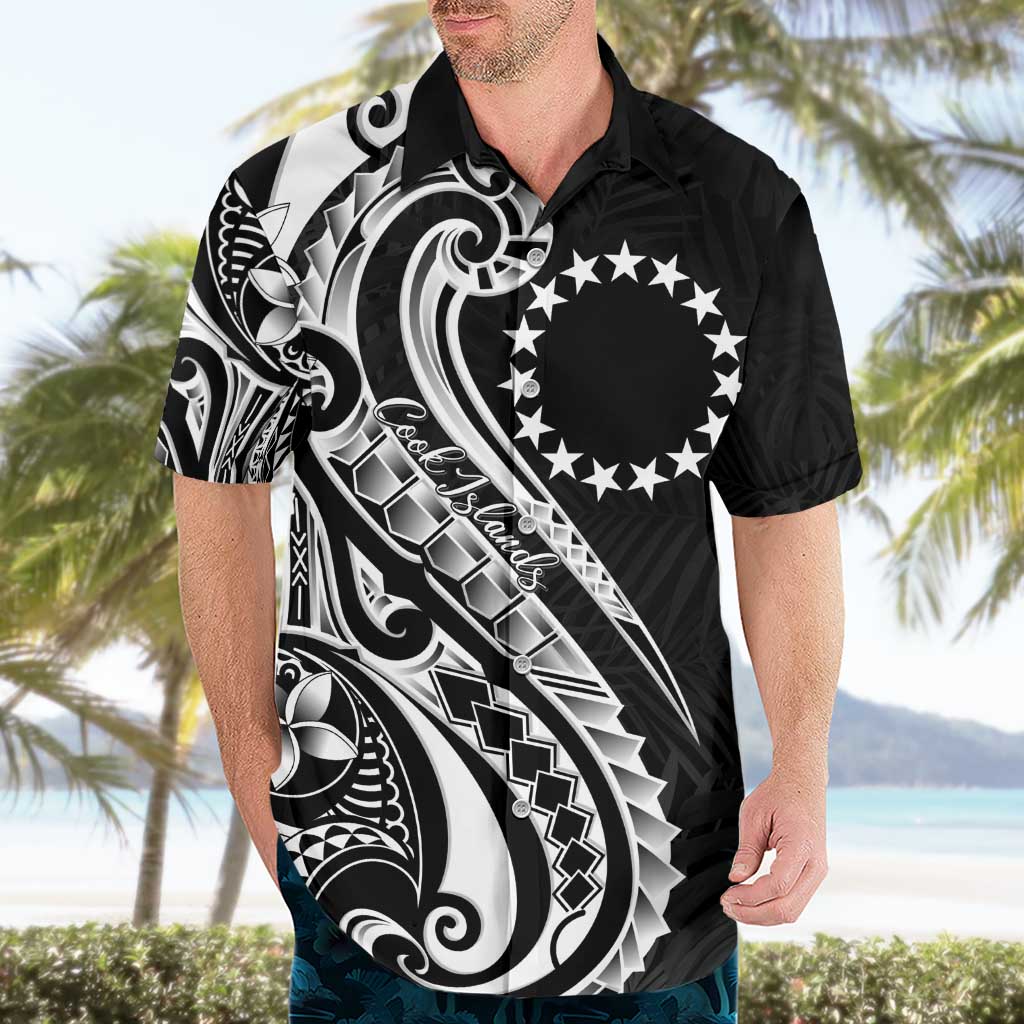 Kia Orana Cook Islands Hawaiian Shirt Kerekere Plumeria Tropical Waves LT7 - Polynesian Pride