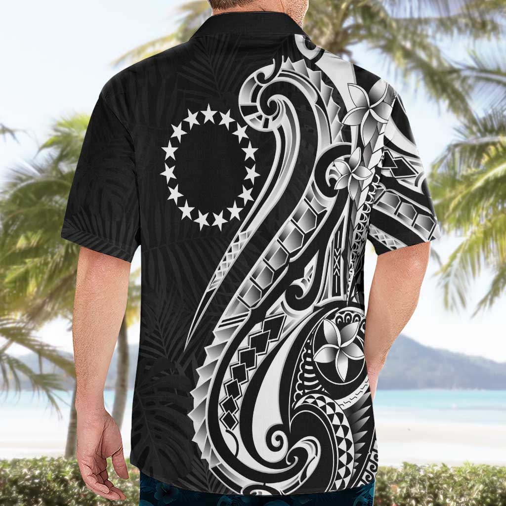 Kia Orana Cook Islands Hawaiian Shirt Kerekere Plumeria Tropical Waves LT7 - Polynesian Pride
