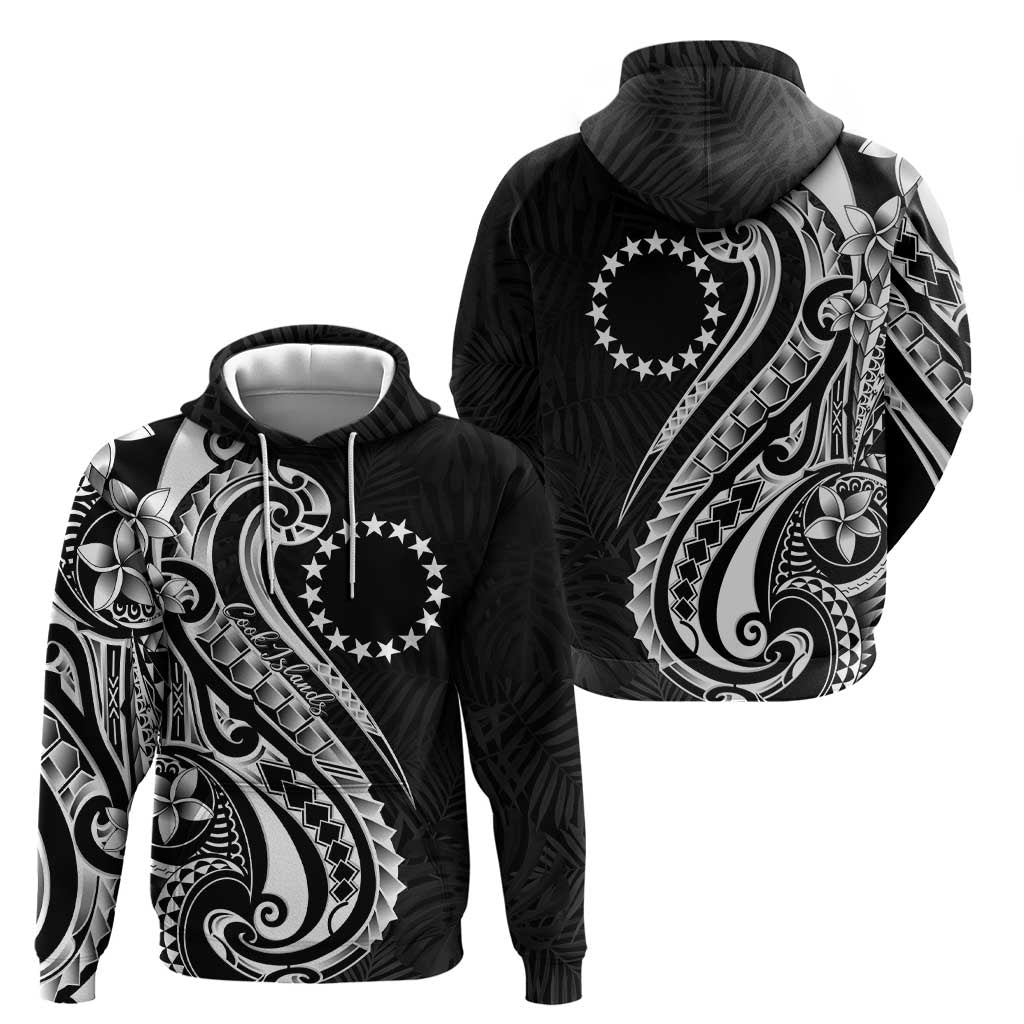 Kia Orana Cook Islands Hoodie Kerekere Plumeria Tropical Waves LT7 - Polynesian Pride