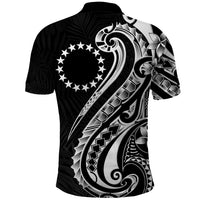 Kia Orana Cook Islands Polo Shirt Kerekere Plumeria Tropical Waves LT7 - Polynesian Pride