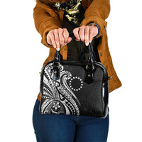 Kia Orana Cook Islands Shoulder Handbag Kerekere Plumeria Tropical Waves - Polynesian Pride