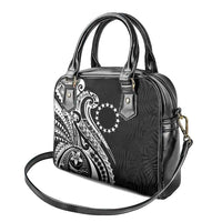 Kia Orana Cook Islands Shoulder Handbag Kerekere Plumeria Tropical Waves - Polynesian Pride