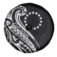 Kia Orana Cook Islands Spare Tire Cover Kerekere Plumeria Tropical Waves LT7 - Polynesian Pride