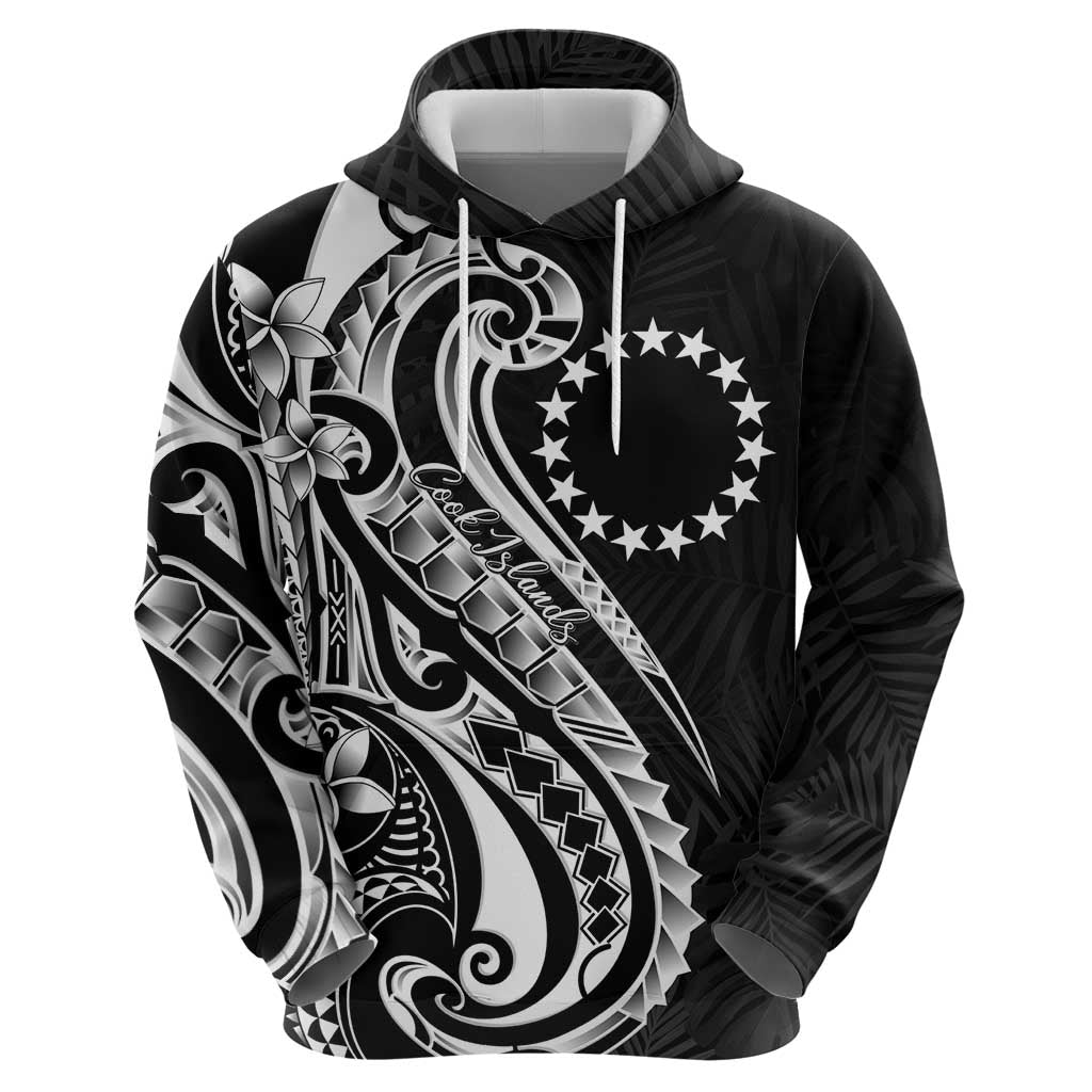Kia Orana Cook Islands Zip Hoodie Kerekere Plumeria Tropical Waves LT7 - Polynesian Pride