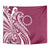 Kia Orana Cook Islands Tapestry Maroon Plumeria Tropical Waves - Polynesian Pride