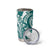 Kia Orana Cook Islands Tumbler Cup Teal Plumeria Tropical Waves - Polynesian Pride
