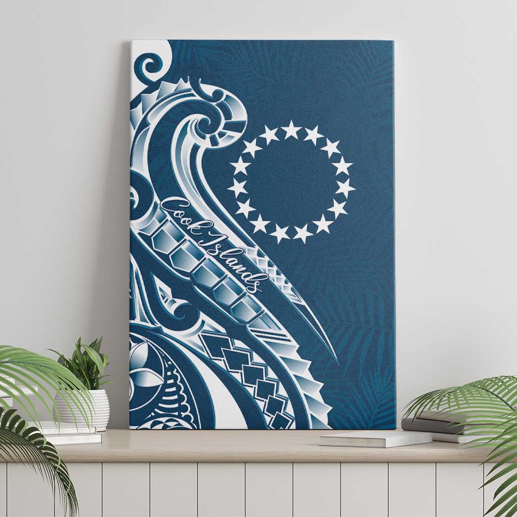 Kia Orana Cook Islands Canvas Wall Art Auika Plumeria Tropical Waves - Polynesian Pride