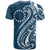 Kia Orana Cook Islands T Shirt Auika Plumeria Tropical Waves - Polynesian Pride