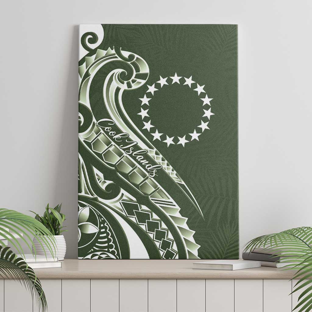Kia Orana Cook Islands Canvas Wall Art Matie Plumeria Tropical Waves - Polynesian Pride