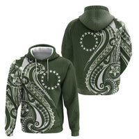 Kia Orana Cook Islands Hoodie Matie Plumeria Tropical Waves - Polynesian Pride