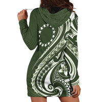 Kia Orana Cook Islands Hoodie Dress Matie Plumeria Tropical Waves LT7 - Polynesian Pride