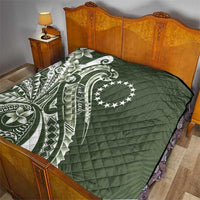 Kia Orana Cook Islands Quilt Matie Plumeria Tropical Waves - Polynesian Pride