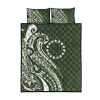 Kia Orana Cook Islands Quilt Bed Set Matie Plumeria Tropical Waves - Polynesian Pride