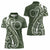 Kia Orana Cook Islands Women Polo Shirt Matie Plumeria Tropical Waves - Polynesian Pride