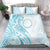 Kia Orana Cook Islands Bedding Set Moana Plumeria Tropical Waves - Polynesian Pride
