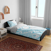 Kia Orana Cook Islands Bedding Set Moana Plumeria Tropical Waves - Polynesian Pride