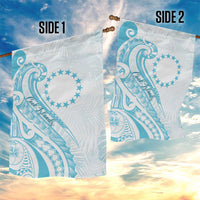 Kia Orana Cook Islands Garden Flag Moana Plumeria Tropical Waves LT7 - Polynesian Pride