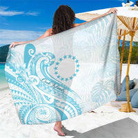 Kia Orana Cook Islands Sarong Moana Plumeria Tropical Waves - Polynesian Pride