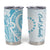 Kia Orana Cook Islands Tumbler Cup Moana Plumeria Tropical Waves - Polynesian Pride