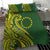 Kia Orana Cook Islands Bedding Set Plumeria Tropical Waves - Polynesian Pride