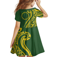 Kia Orana Cook Islands Family Matching Puletasi and Hawaiian Shirt Plumeria Tropical Waves LT7 - Polynesian Pride