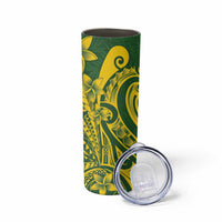 Kia Orana Cook Islands Skinny Tumbler Plumeria Tropical Waves LT7 - Polynesian Pride