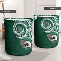 Hawaii Rainbow Warriors Alumni Laundry Basket Ti Maile Lei - Glory For The Warriors