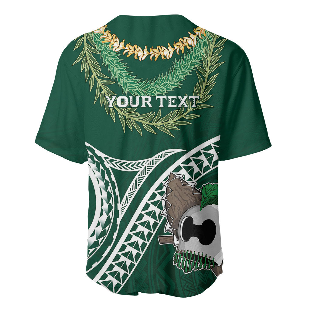Hawaii Rainbow Warriors Alumni Personalized Baseball Jersey Ti Maile Lei - Glory For The Warriors