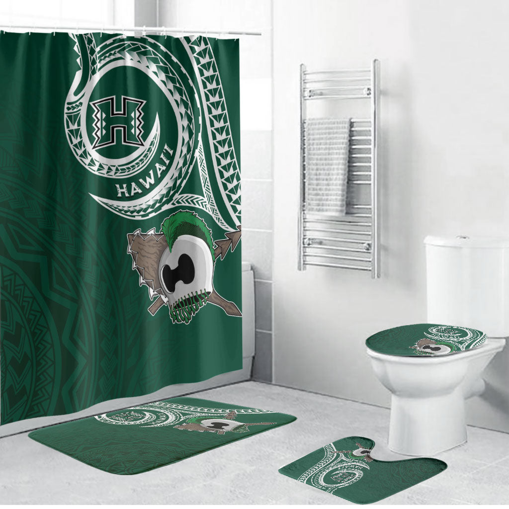 Hawaii Rainbow Warriors Alumni Bathroom Set Ti Maile Lei - Glory For The Warriors