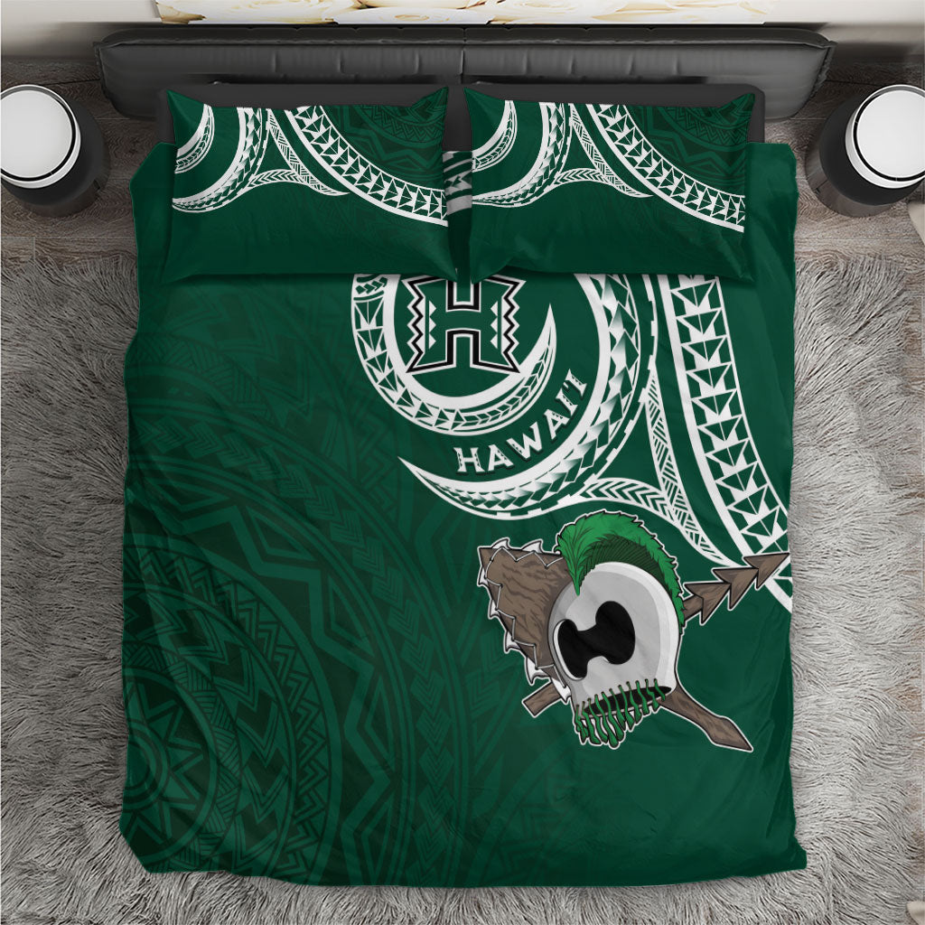 Hawaii Rainbow Warriors Alumni Bedding Set Ti Maile Lei - Glory For The Warriors