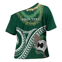 Hawaii Rainbow Warriors Alumni Personalized Cross Shoulder Shirt Ti Maile Lei - Glory For The Warriors