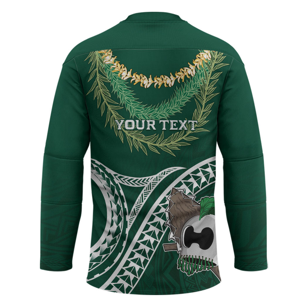 Hawaii Rainbow Warriors Alumni Personalized Hockey Jersey Ti Maile Lei - Glory For The Warriors