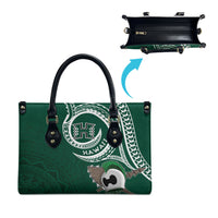 Hawaii Rainbow Warriors Alumni Leather Bag Ti Maile Lei - Glory For The Warriors