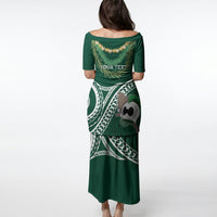 Hawaii Rainbow Warriors Alumni Personalized Puletasi Ti Maile Lei - Glory For The Warriors