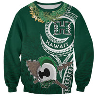 Hawaii Rainbow Warriors Alumni Personalized Sweatshirt Ti Maile Lei - Glory For The Warriors