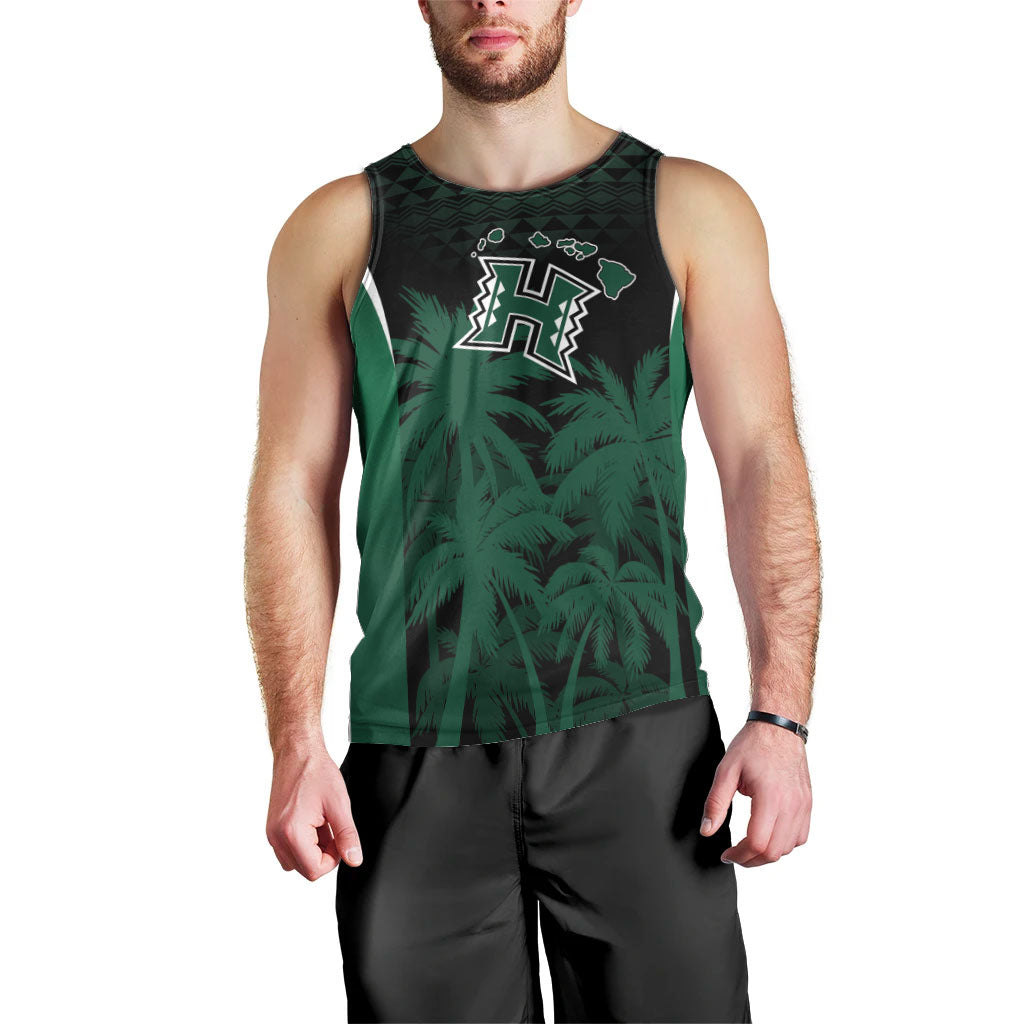 Hawaii Rainbow Warriors La'au Pama Personalized Men Tank Top