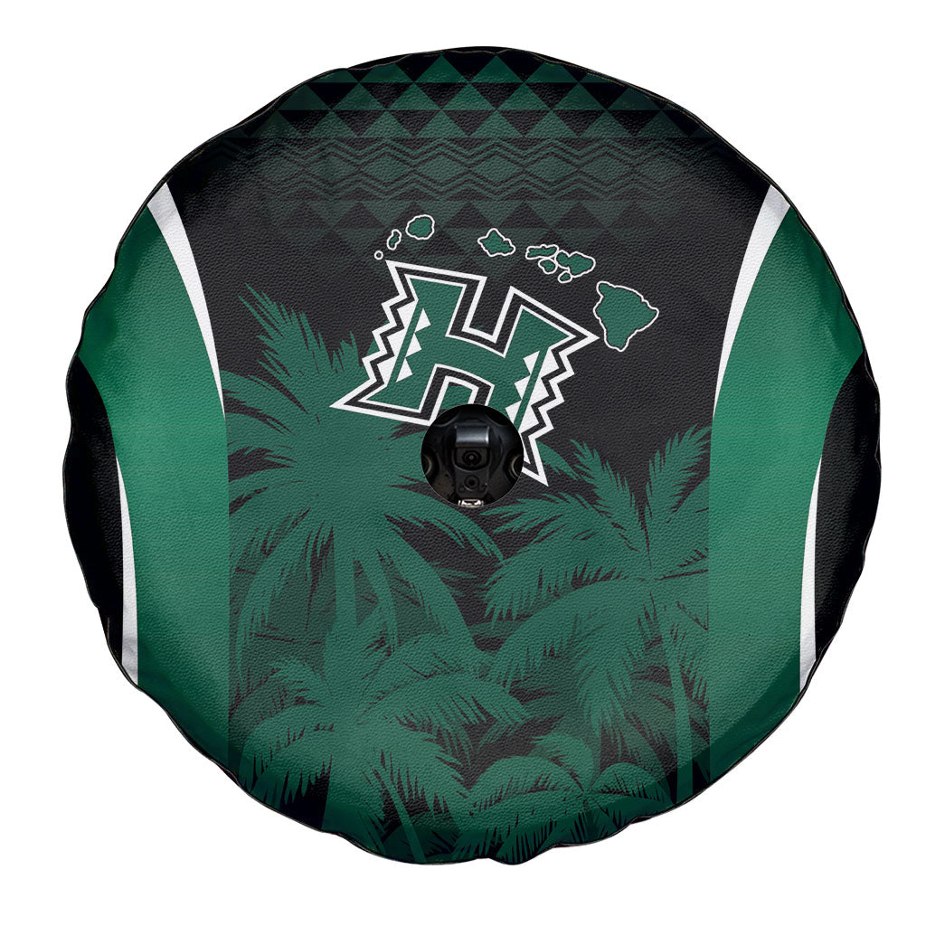 Hawaii Rainbow Warriors La'au Pama Spare Tire Cover
