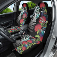 Meri Kirihimete New Zealand Car Seat Cover Tui on Pohutukawa LT7 - Polynesian Pride